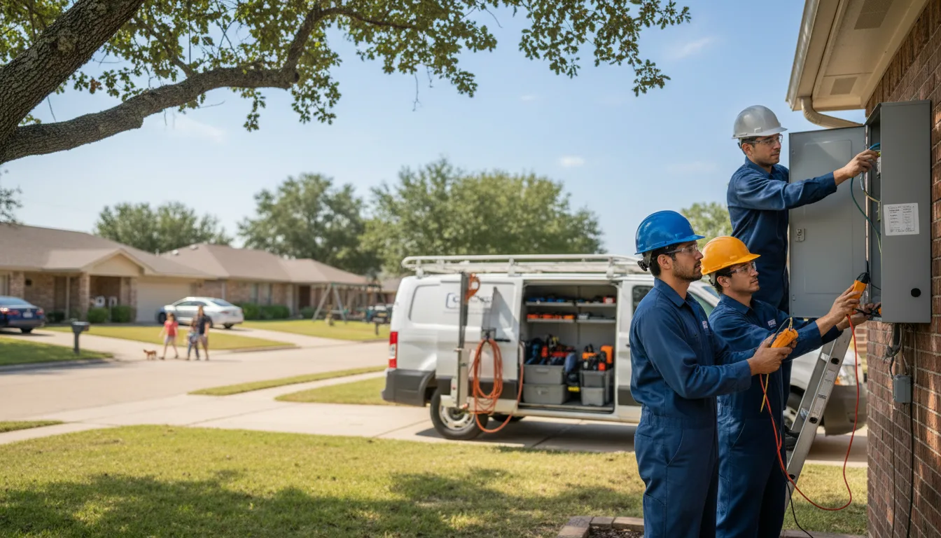 Certified electrician providing emergency electrical services in Halbur, IA